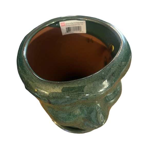 ceramic head planter world Menagerie Boho 3D Head Planter Flower Pot W/tray - Picture 7 of 10